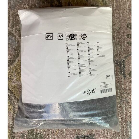 Ikea Lenoa 2 Panels 51x118” Window Curtain Set - Picture 2 of 5